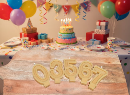 Birthday Number Candle
