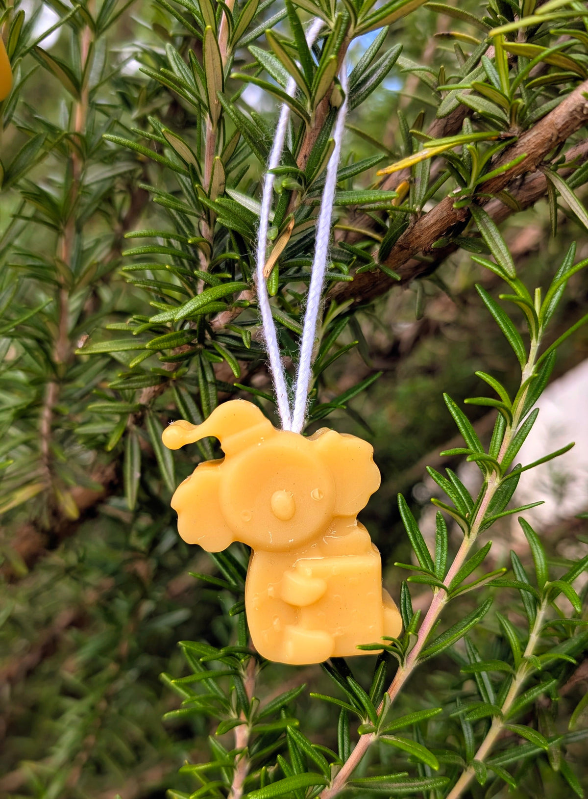 Beeswax Christmas Ornament/Candle - Petite