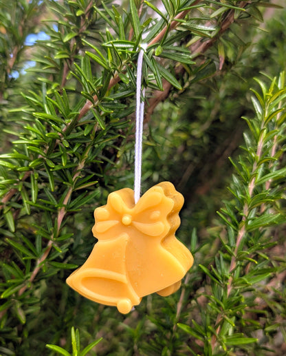Beeswax Christmas Ornament/Candle - Large