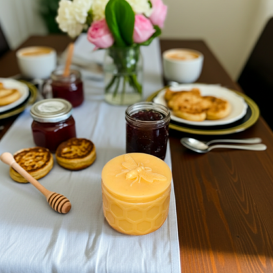 Beeswax Honey Pot - Bee